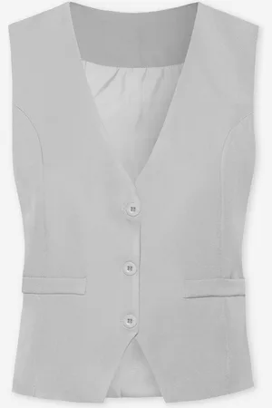 MOST WANTED Lizzy Gilet Lichtgrijs