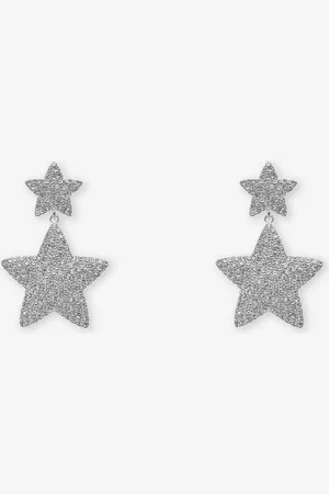 MOST WANTED Two Star Diamond Earrings
