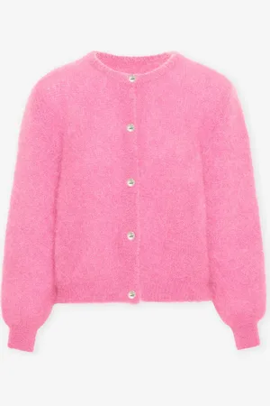 MOST WANTED Mohair Cardigan Roze