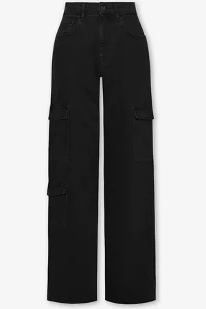 MOST WANTED Bella Cargo Jeans Zwart
