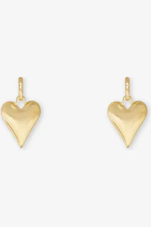 MOST WANTED Chunky Heart Hoop Earrings