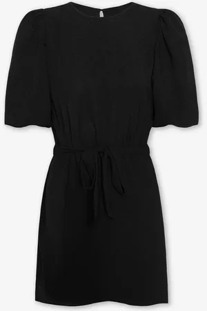 MOST WANTED Julie Puff Sleeve Dress Zwart