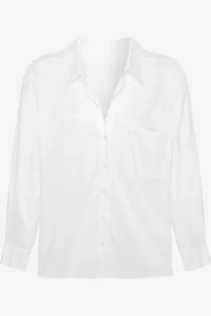 MOST WANTED Poplin Oversized Blouse Wit