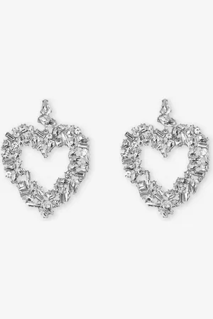 MOST WANTED Big Heart Diamond Earrings