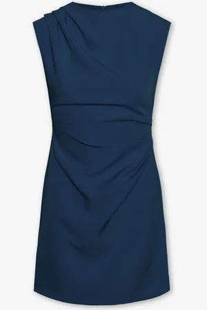 MOST WANTED Sofia Ruched Dress Marineblauw
