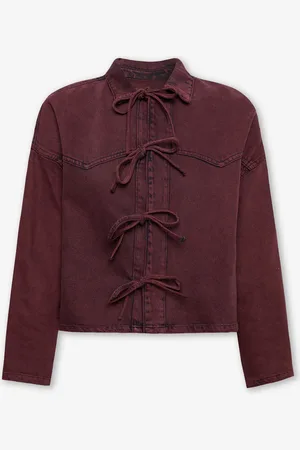 MOST WANTED Bow Denim Blouse