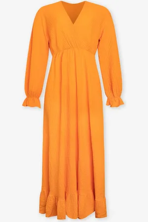 MOST WANTED Mousseline Maxi Ruffle Dress