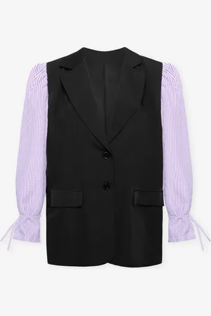 MOST WANTED Elin Stripe Sleeve Blazer
