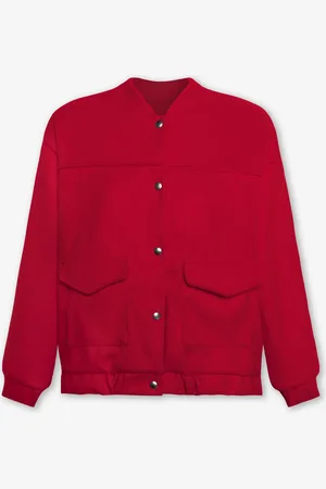 MOST WANTED Gracie Bomber Jacket Rood