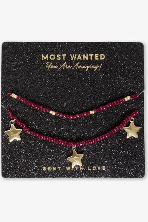 MOST WANTED Star Beads Necklace Giftset