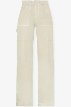 MOST WANTED Contrast Stitching Cargo Pants