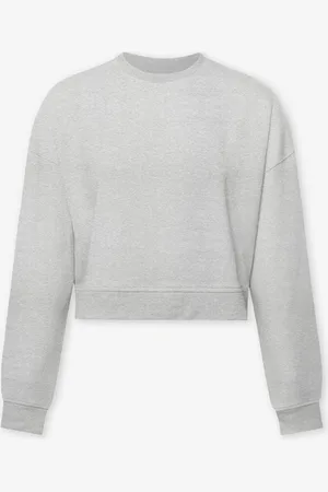 MOST WANTED Scuba Cropped Sweater Lichtgrijs