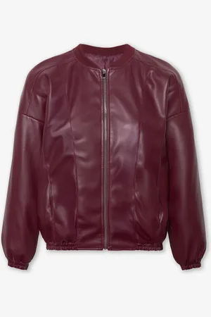 MOST WANTED Faux Leather Bomber Jacket