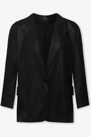 MOST WANTED Lina Faux Leather Blazer