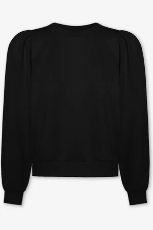 MOST WANTED Scuba Puff Sleeve Sweater Zwart