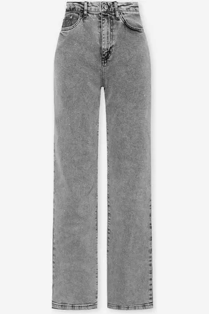 MOST WANTED Small Diamond Bootcut Jeans Grijs