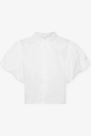 MOST WANTED Balloon Sleeve Blouse Wit