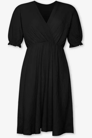 MOST WANTED Dila Mousseline Dress Zwart