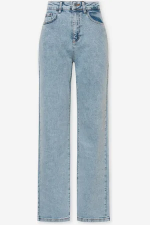 MOST WANTED Small Diamond Bootcut Jeans Blauw