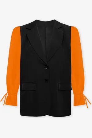MOST WANTED Elin Poplin Sleeve Blazer