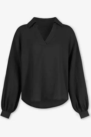 MOST WANTED Mousseline Blouse Zwart