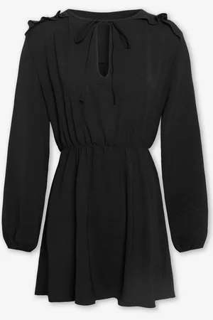 MOST WANTED Julie Ruffle Cord Dress