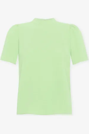 MOST WANTED Julie Short Sleeve Top Pistache