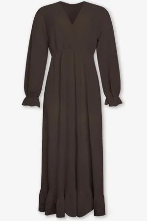 MOST WANTED Mousseline Maxi Ruffle Dress