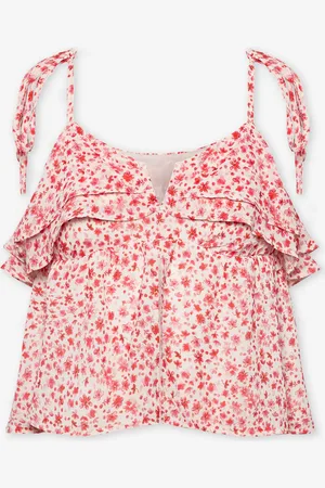MOST WANTED Flower Ruffle Cami