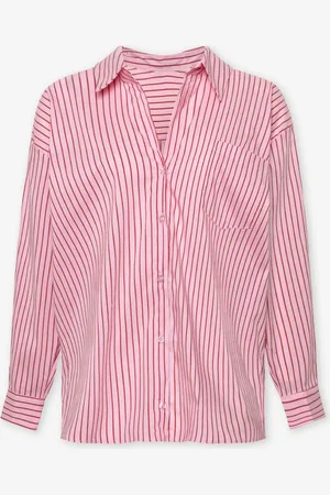 MOST WANTED Poplin Stripe Oversized Blouse