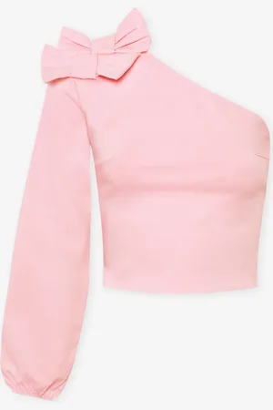 MOST WANTED One Sleeve Bows Top