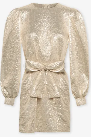 MOST WANTED Pam Puff Sleeve Belted Dress
