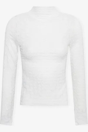 MOST WANTED Flower Structure Long Sleeve Top