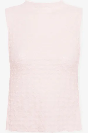 MOST WANTED Flower Structure Sleeveless Top
