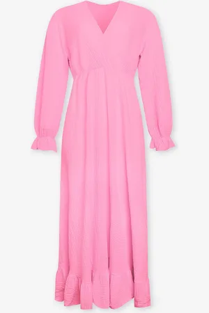 MOST WANTED Mousseline Maxi Ruffle Dress