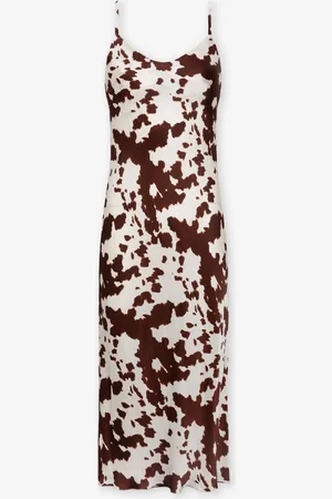 MOST WANTED Cow Satin Maxi Dress
