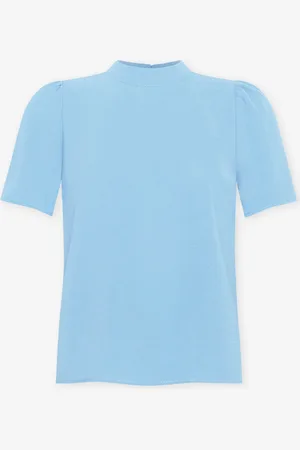MOST WANTED Julie Short Sleeve Top Lichtblauw