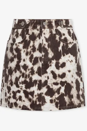 MOST WANTED Cow Denim Skirt