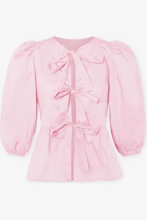 MOST WANTED Poplin Bows Top
