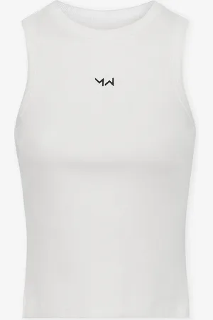 MOST WANTED Racerback Embroidery Top Wit