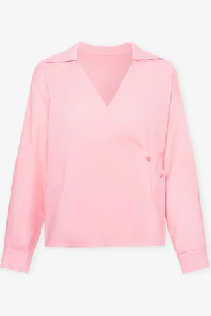 MOST WANTED Mikki Poplin Wrap Blouse