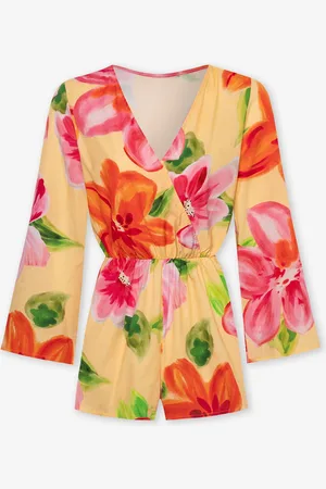 MOST WANTED Tropical Flower Playsuit