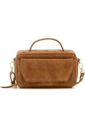 MŌSZ Dames leren handtas - suede - Naomi
