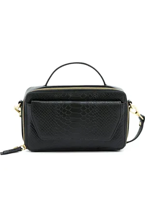 MŌSZ Dames leren handtas - slangenprint - Naomi