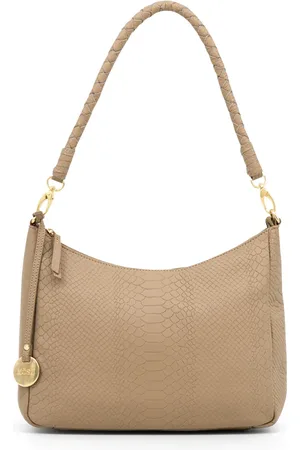 MŌSZ Leren schoudertas dames - slangenprint - Coco M