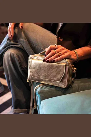 MŌSZ Dames leren handtas - - Naomi