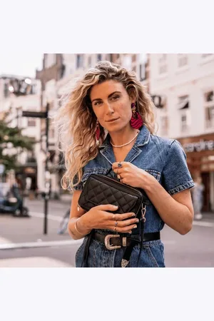 MŌSZ Dames leren handtas - quilted - Naomi