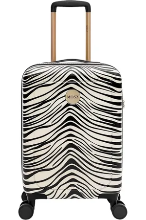 MŌSZ Handbagage koffer zebra print - 55 cm - 33 liter - MŌSZ Lauren