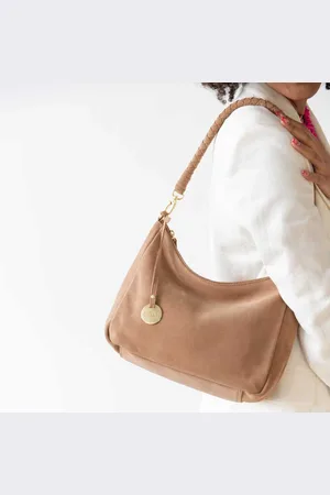 MŌSZ Leren schoudertas dames - suede- Coco M