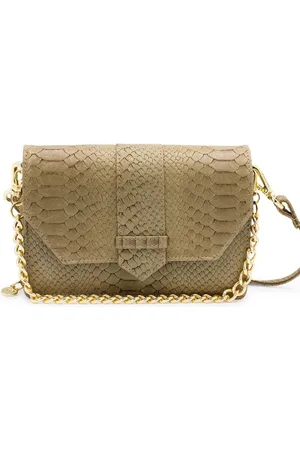 MŌSZ Dames leren crossbodytas - slangenprint - Kris
